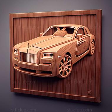 3D мадэль Rolls Royce Wraith 2013 (STL)